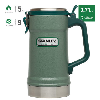 Кружка Stanley Classic 0,71 л, зелёная (10-02114-002)